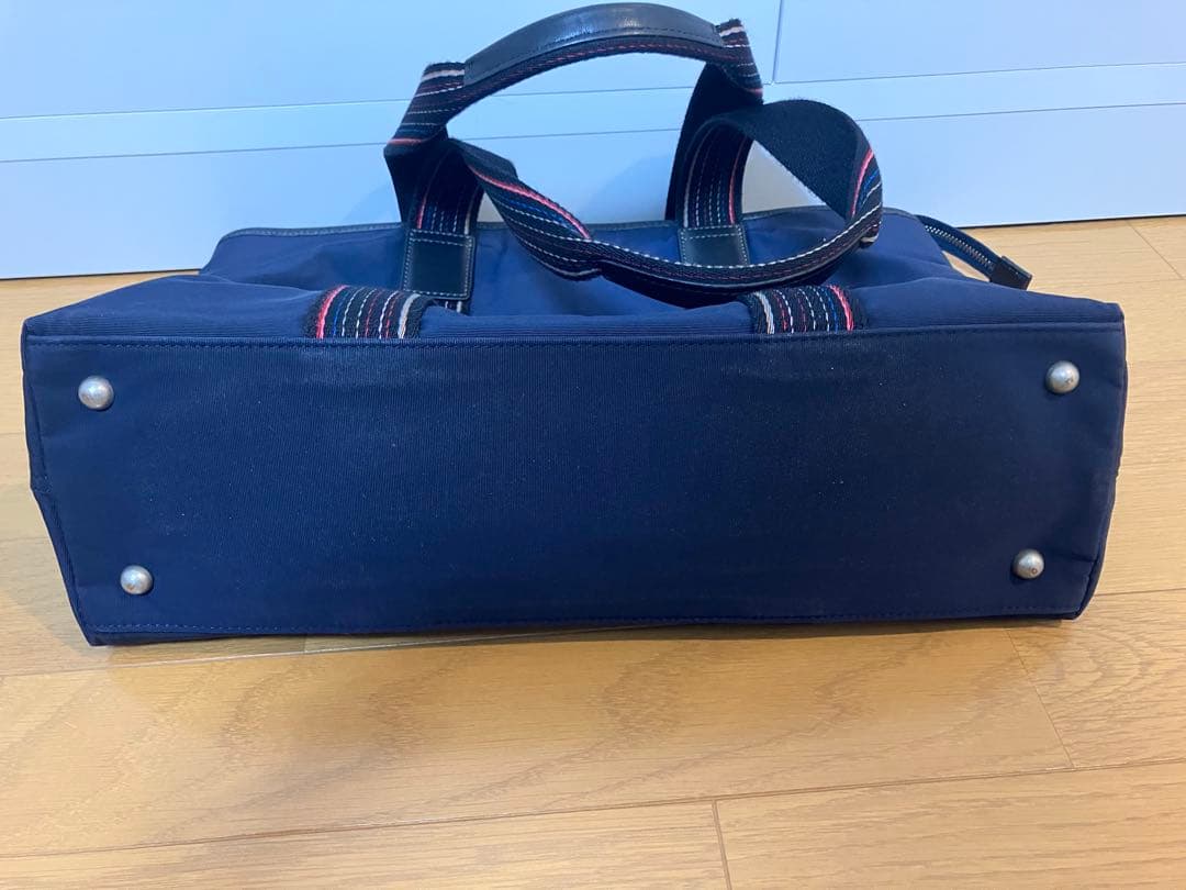 ポールスミス　Paul Smith　トートバッグ　ネイビー