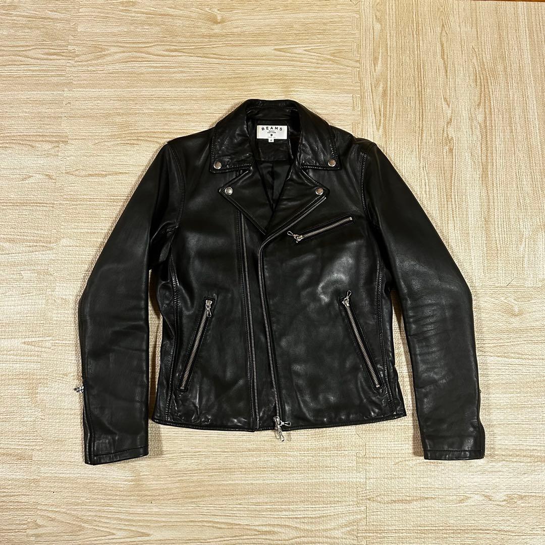 m*y様 BEAMS ライダース　羊皮　美品