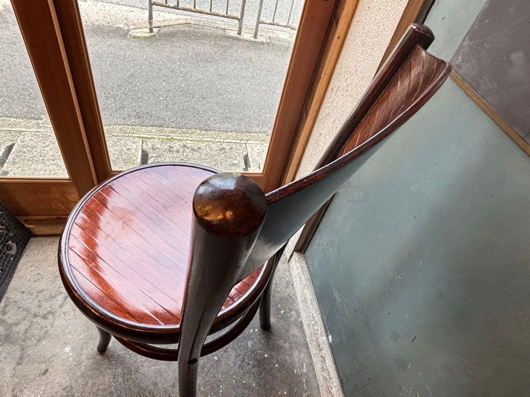 古い 曲木 木製 チェア 椅子 古家具