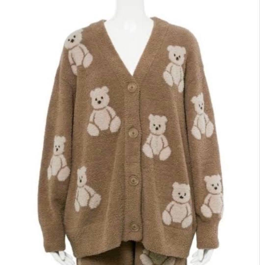 gelato pique ジェラートピケベアジャガードカーディガン