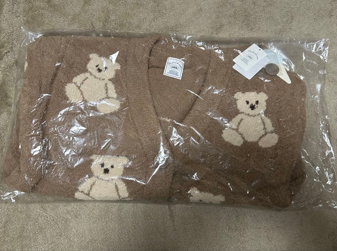 gelato pique ジェラートピケベアジャガードカーディガン