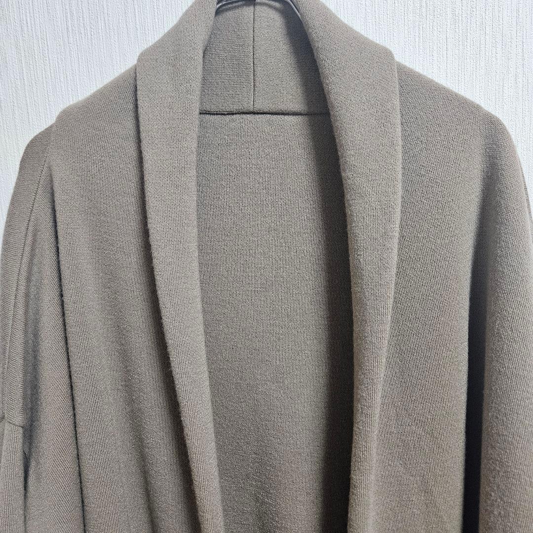 KAO　Deuxieme Classe　スムースニットガウンコート