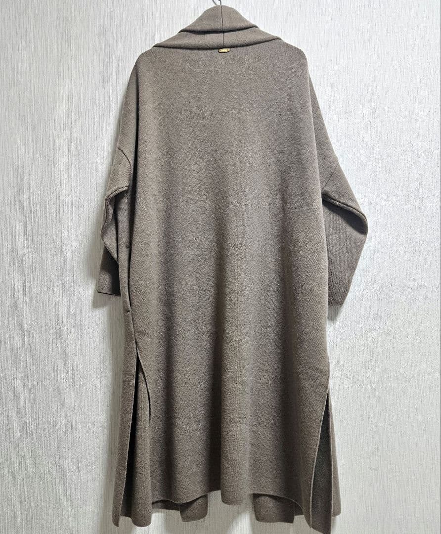 KAO　Deuxieme Classe　スムースニットガウンコート