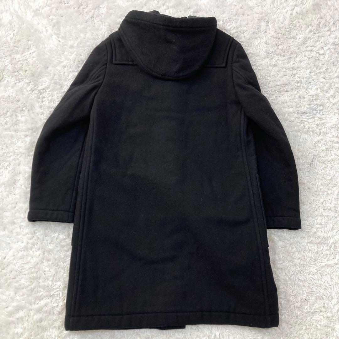 アンゴラ混 トリココムデギャルソン ダッフルコート 黒 レディース M