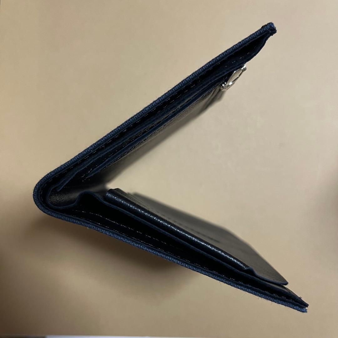 【新品未使用】日本製 SOLA Tenuis3 二つ折り財布/Black