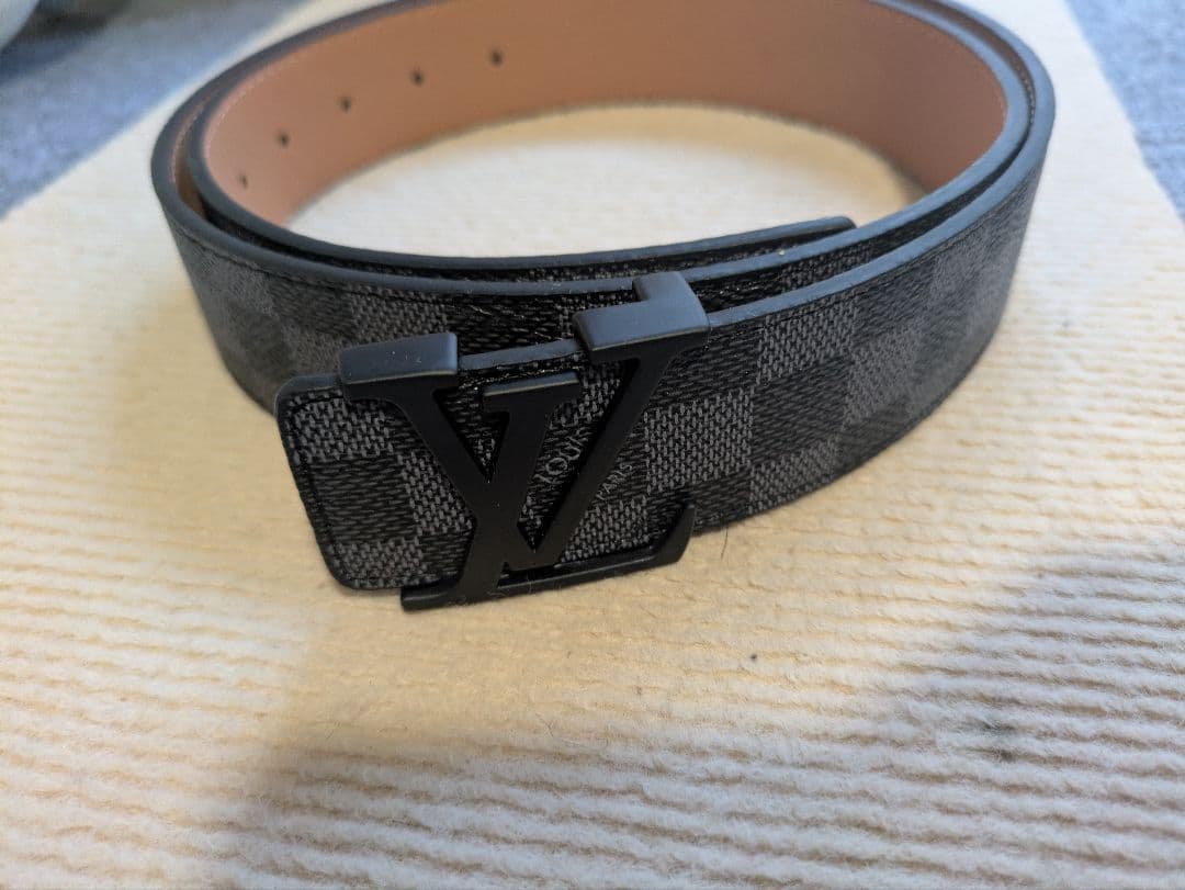Louis Vuitton ダミエ ブラックベルト