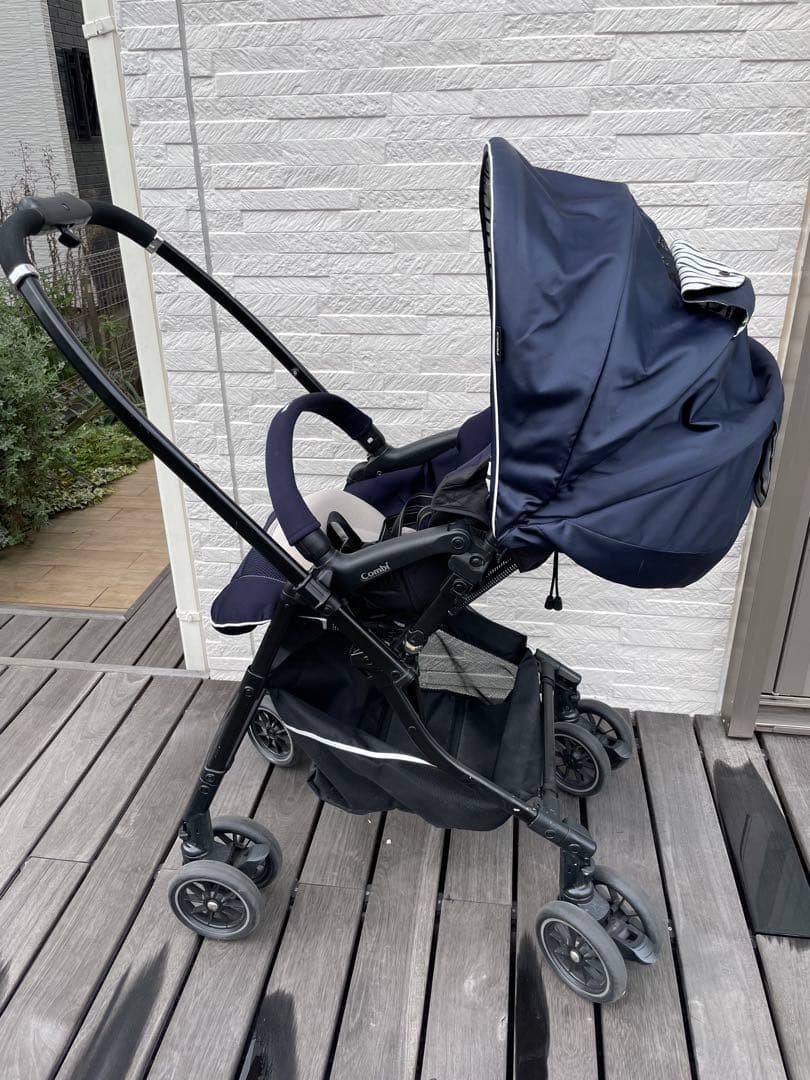 Combi ネイビー ベビーカー