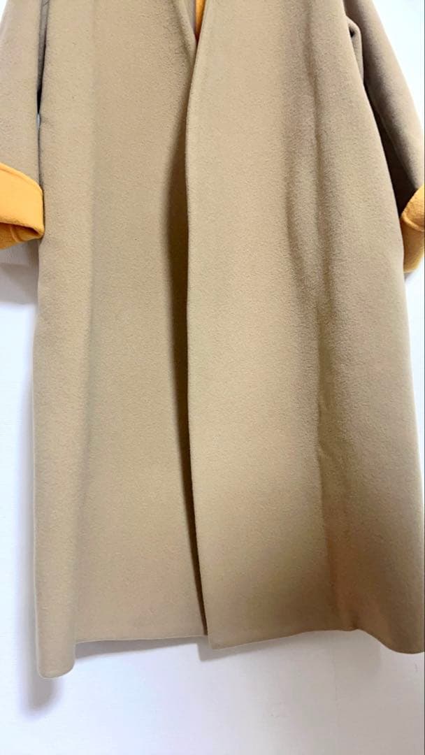 人気❣️出品1/31まで　エンフォルド　ノーカラーコート　ダブルフェイス　38