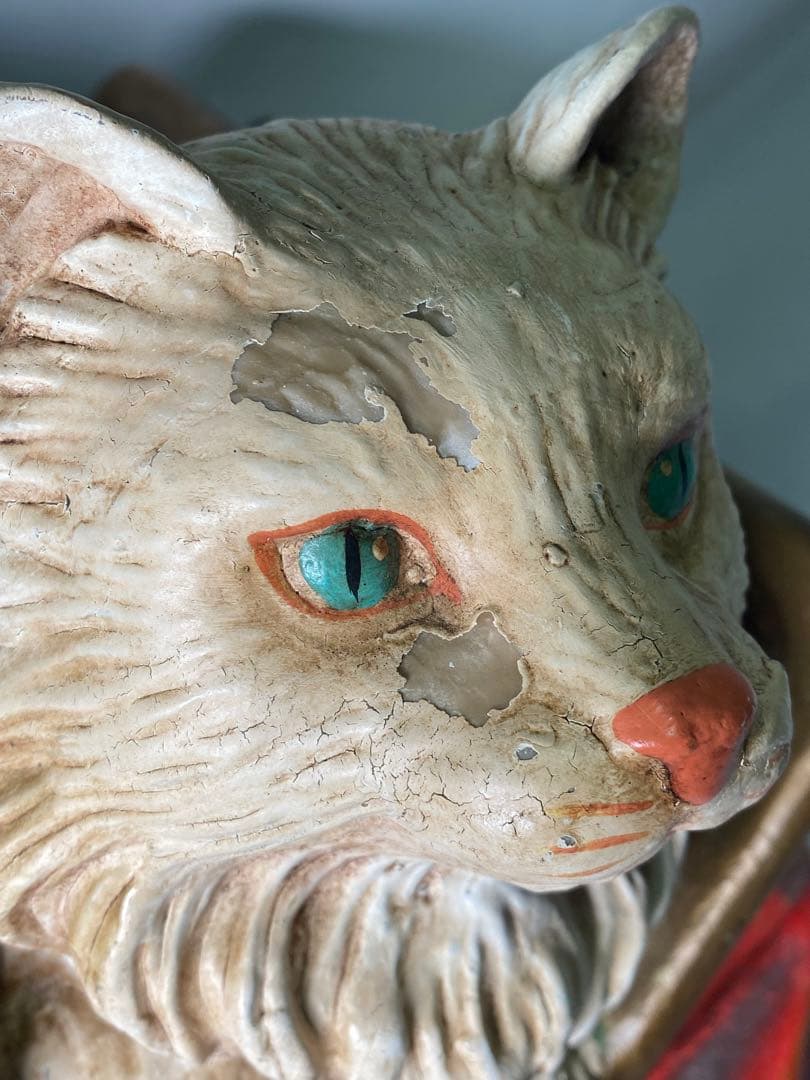 1666❣️ 猫　鞄　財布　オブジェ　輸入アンティーク