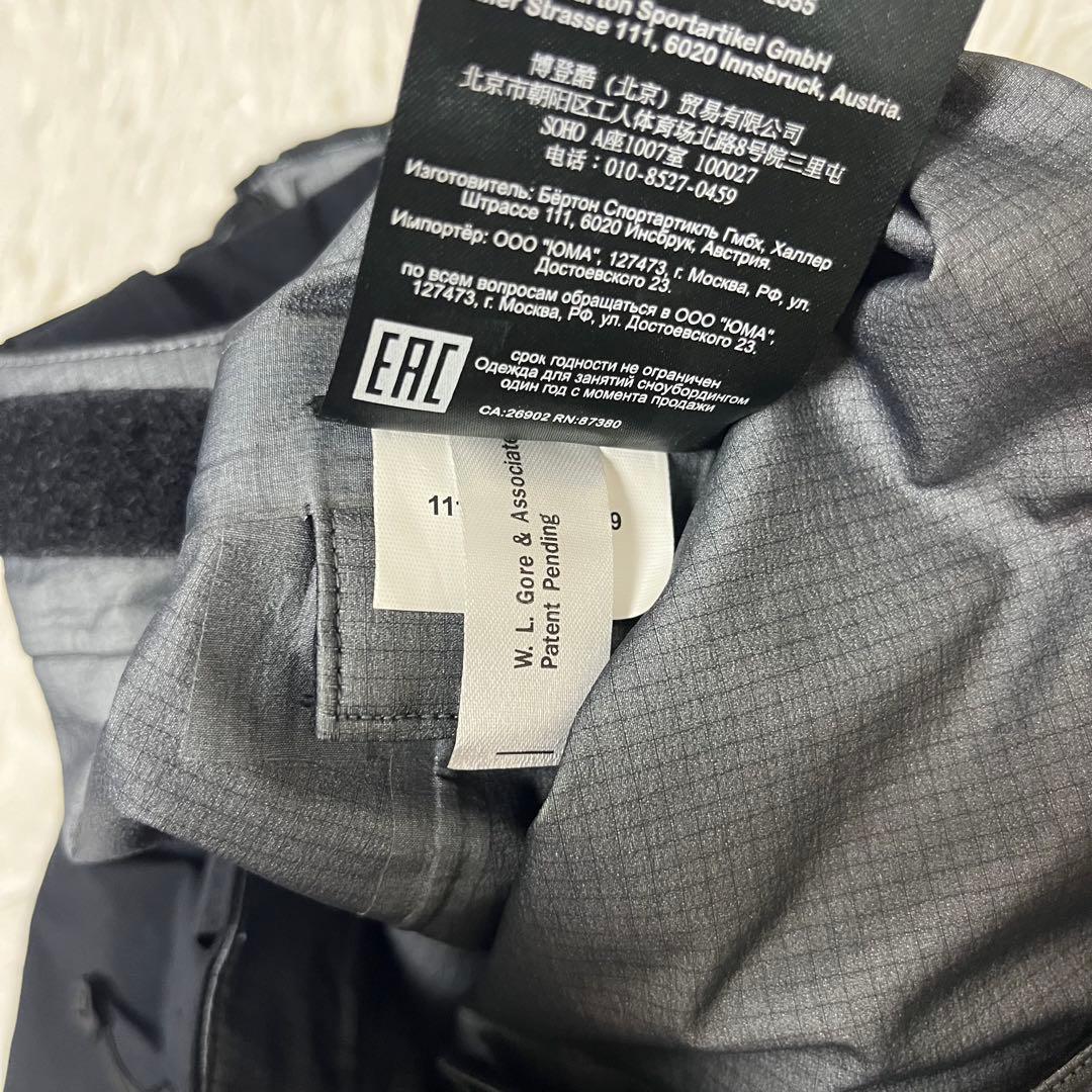 最高級 BURTON AK バートン AK457 シンプル パンツ ブラック 黒