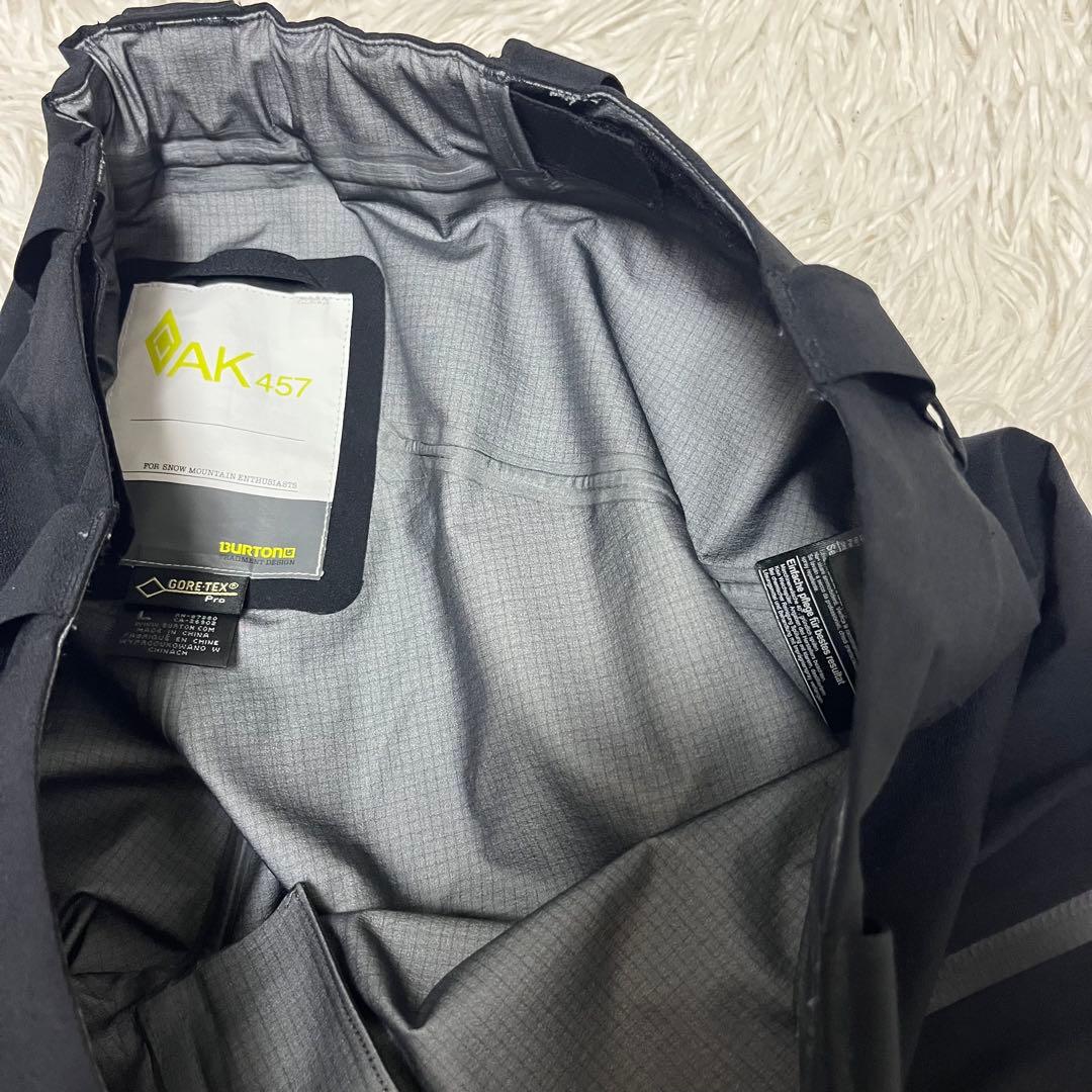 最高級 BURTON AK バートン AK457 シンプル パンツ ブラック 黒