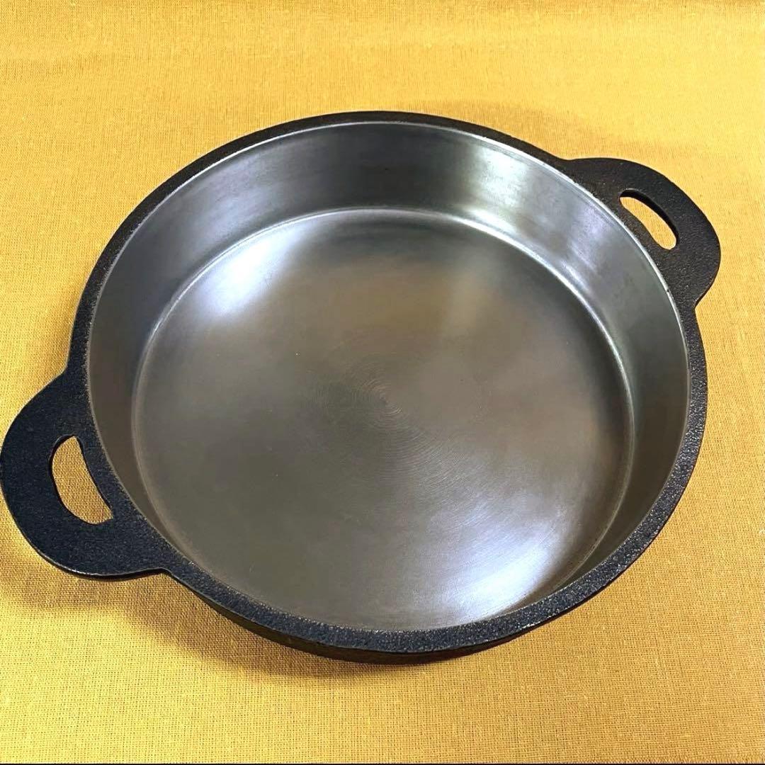早い者勝ち‼️ 山王堂 久慈 砂鉄鍋 内径約27cm すき焼き鍋 南部鉄器 鋳鉄
