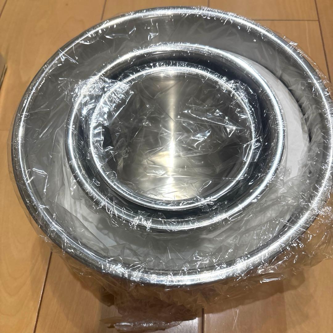 ステンレススチール　3ボウルセット18-8 HEALTHYWEAR