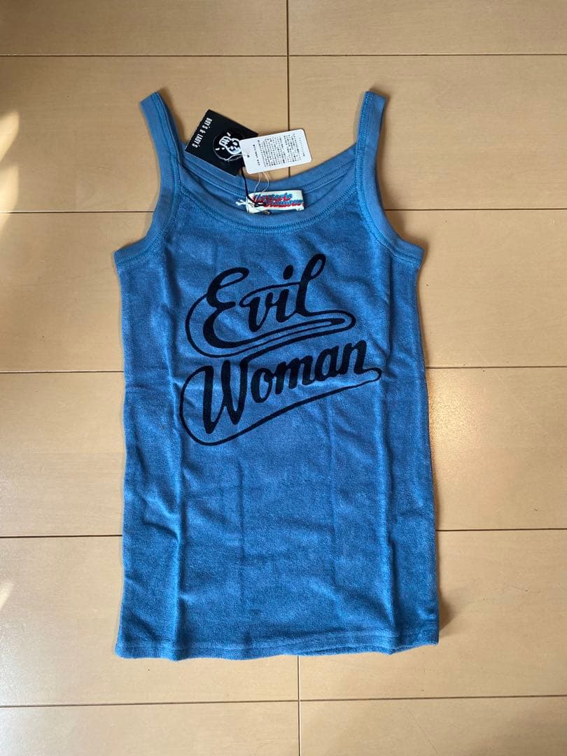 新品　初期　ヒステリックグラマー '90 パイル素材　ロゴ　ノースリーブ　Y2K