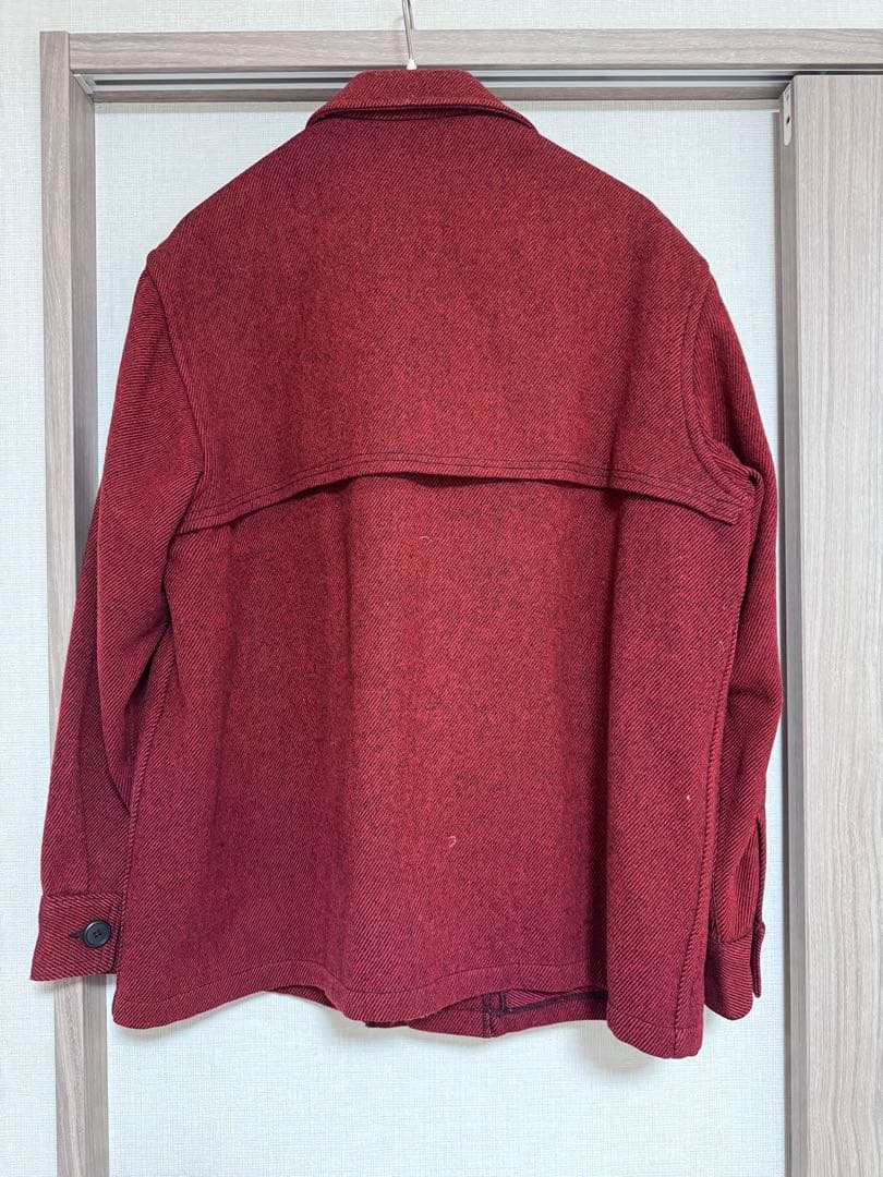 Q*n様 BEMIDJI ベミジ ウールジャケット CPOジャケット レッド メ