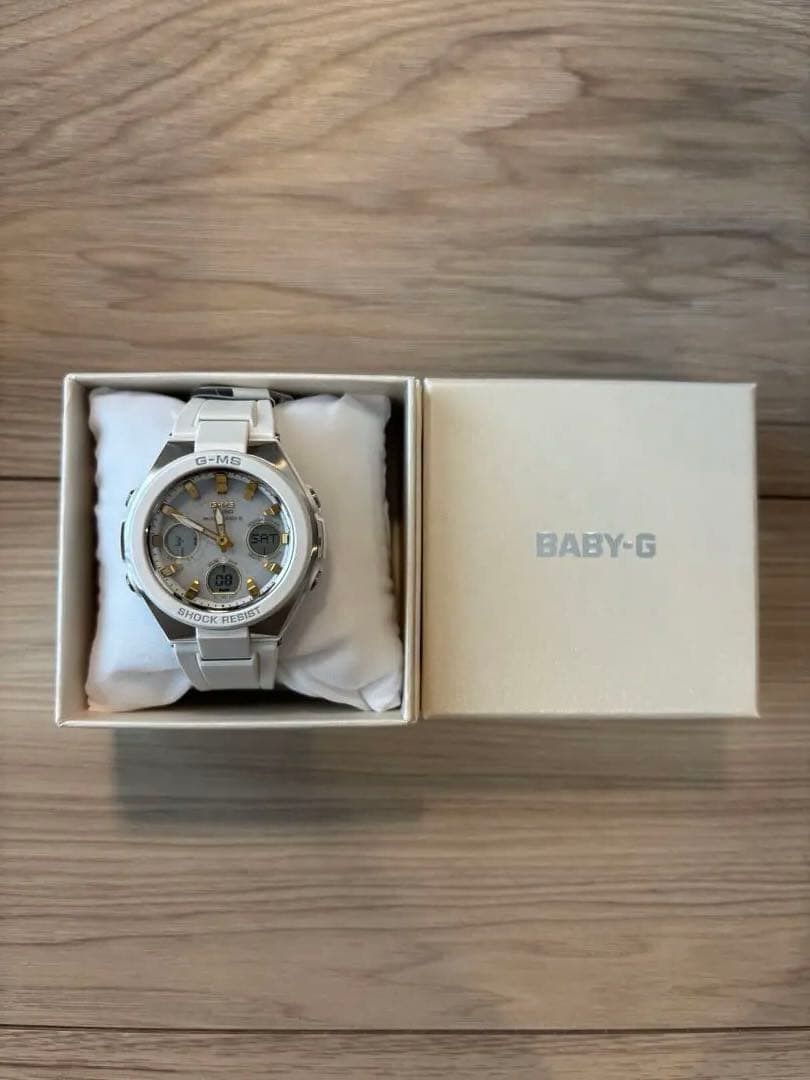 BABY-G デジタル腕時計 MSG-W100-7A2JF ホワイト