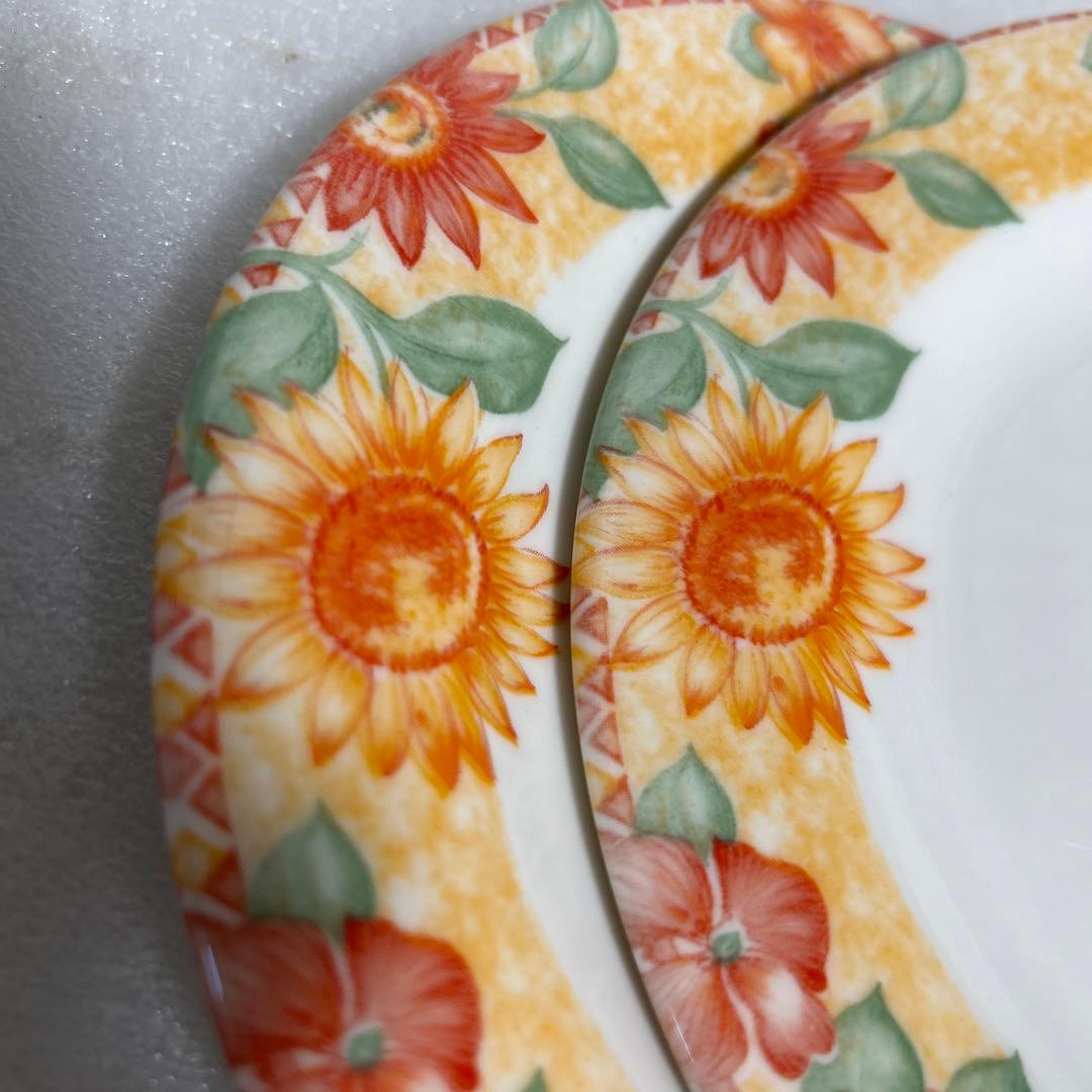   ロイヤルドルトン　サンバースト　向日葵　プレート6P