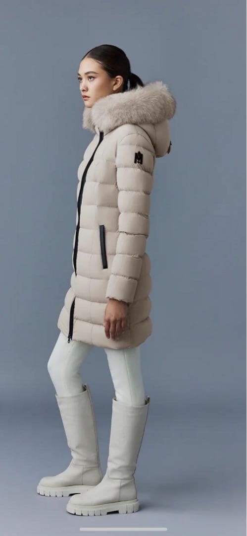 マッカージュ　トレンチ　ダウンコート