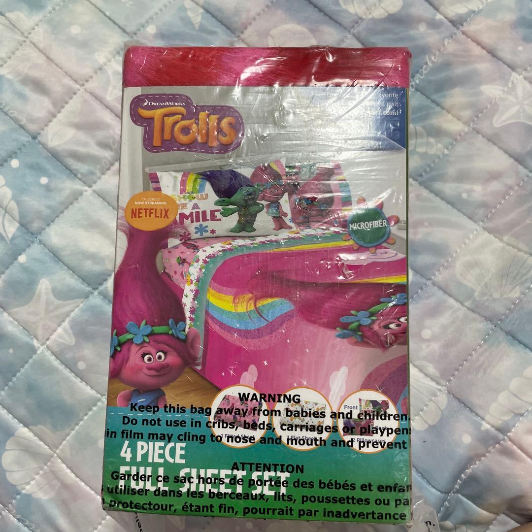 TROLLS シーツカバー 4点セット　新品