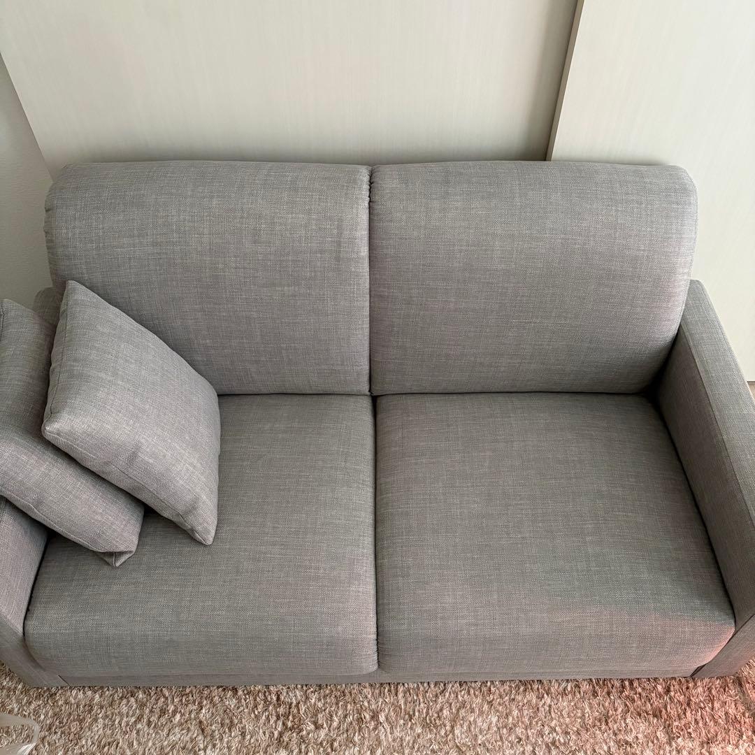 Emma エマソファ 2人掛け2.5人掛け 北欧 ローソファ　グレーソファ