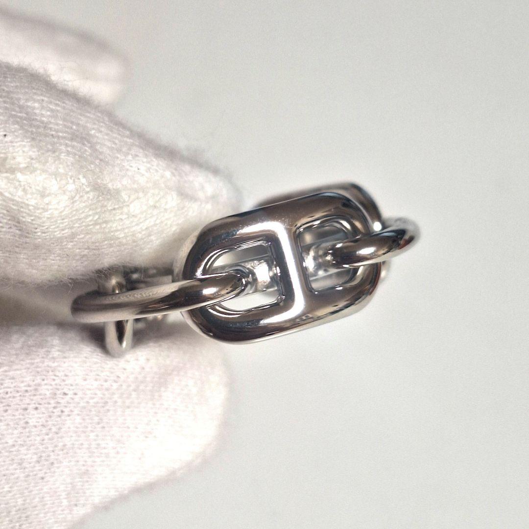 ス*ー様 HERMES ルカデ シェーヌダンクル スカーフリング シルバー