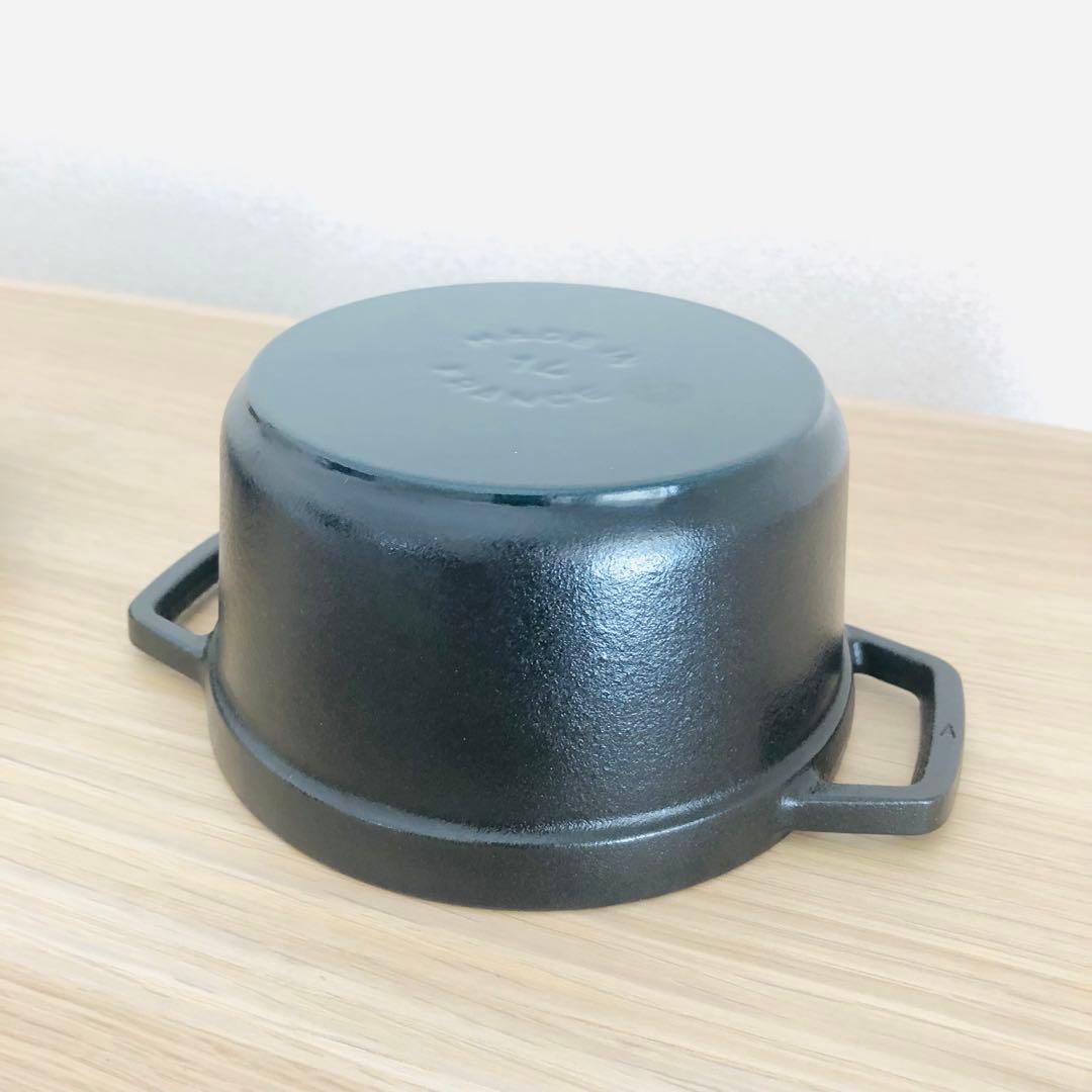 staub 14cm ピコ・ココット ラウンド ストウブ ブラック 黒