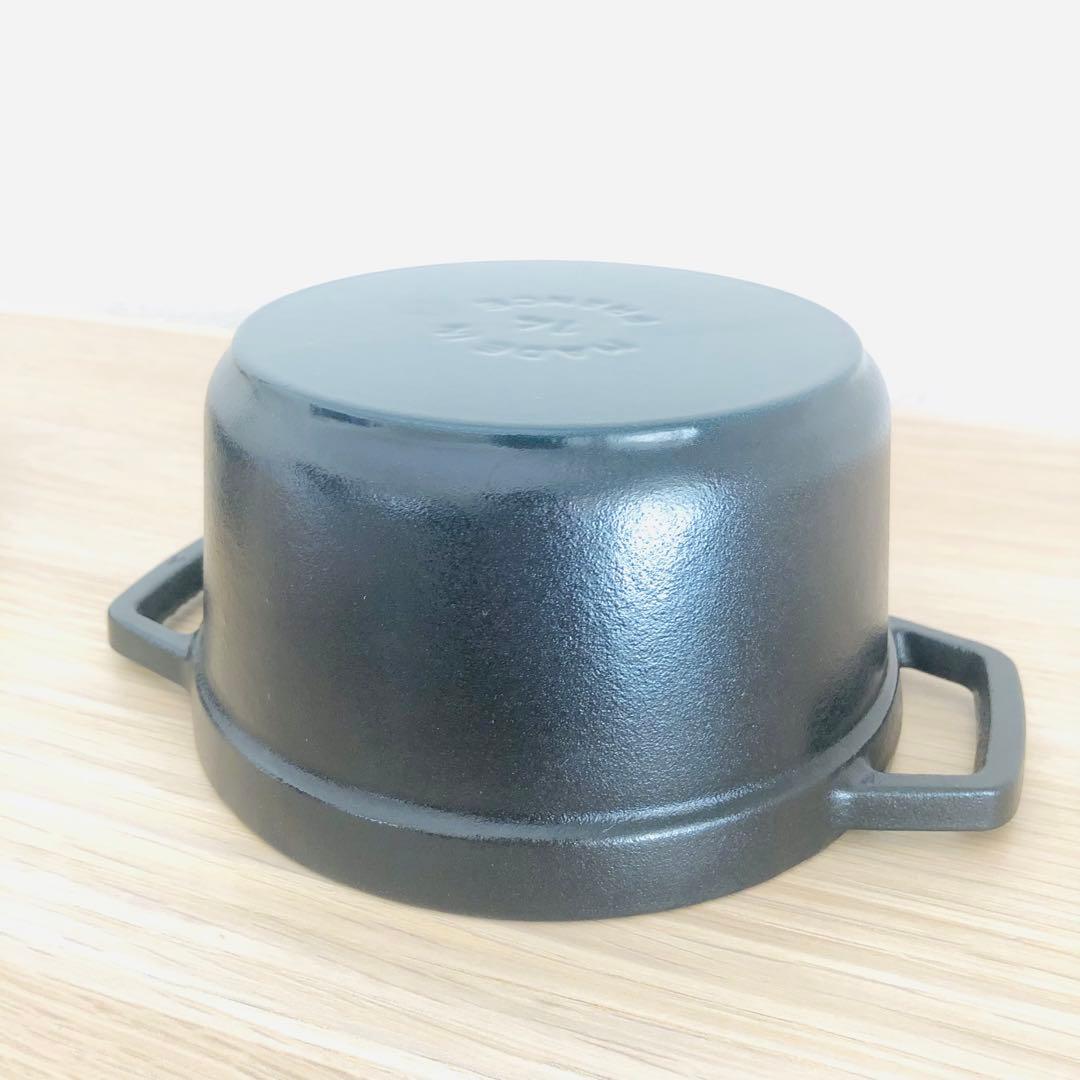 staub 14cm ピコ・ココット ラウンド ストウブ ブラック 黒
