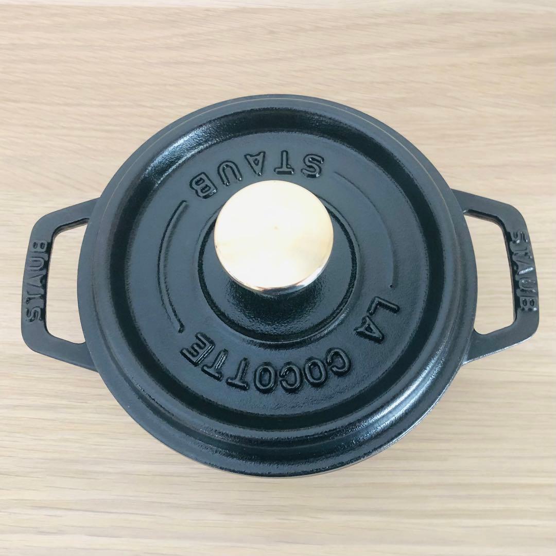 staub 14cm ピコ・ココット ラウンド ストウブ ブラック 黒
