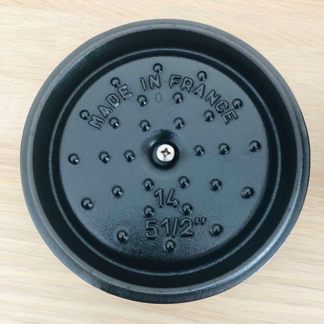 staub 14cm ピコ・ココット ラウンド ストウブ ブラック 黒