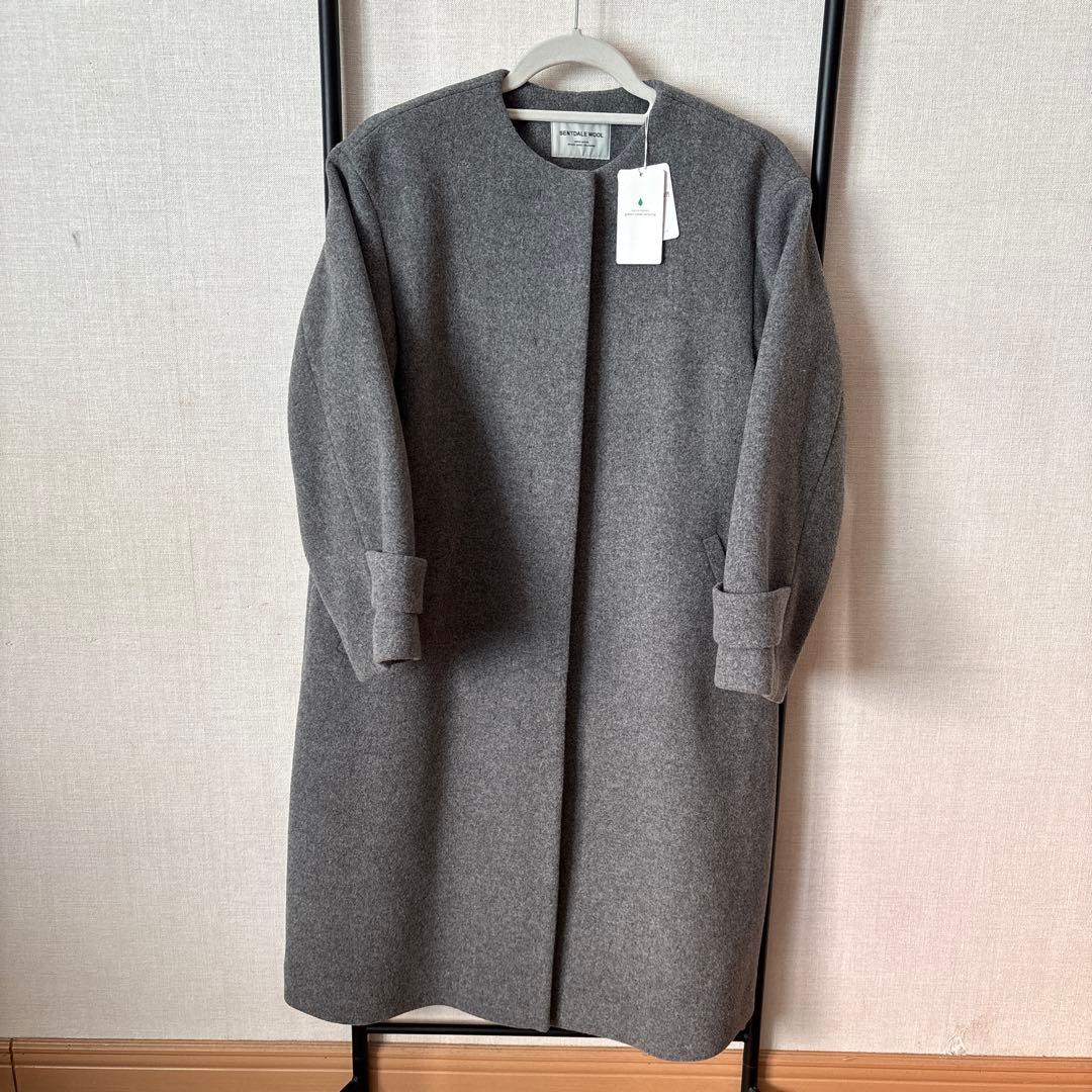 たつ兄⭐︎ユナイテッドアローズ　セントデールウール ノーカラーコート