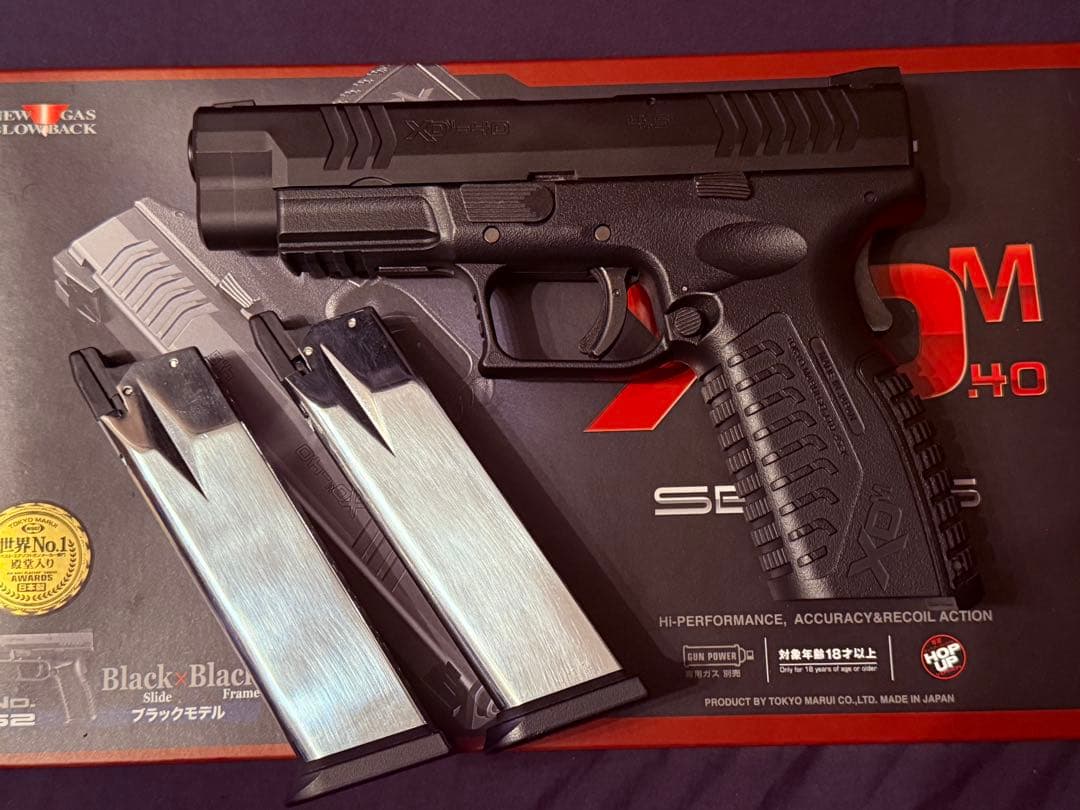 東京マルイ ガスブローバック XDM40 スライドカスタム 中古品