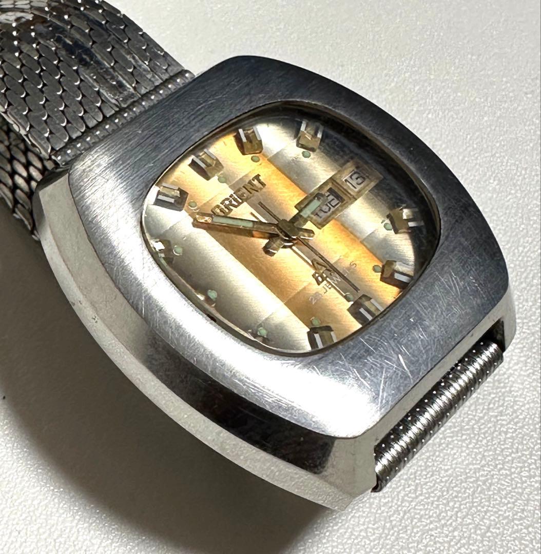 【希少】ORIENT クロノエース ジャガーフォーカスビンテージ 23石腕時計