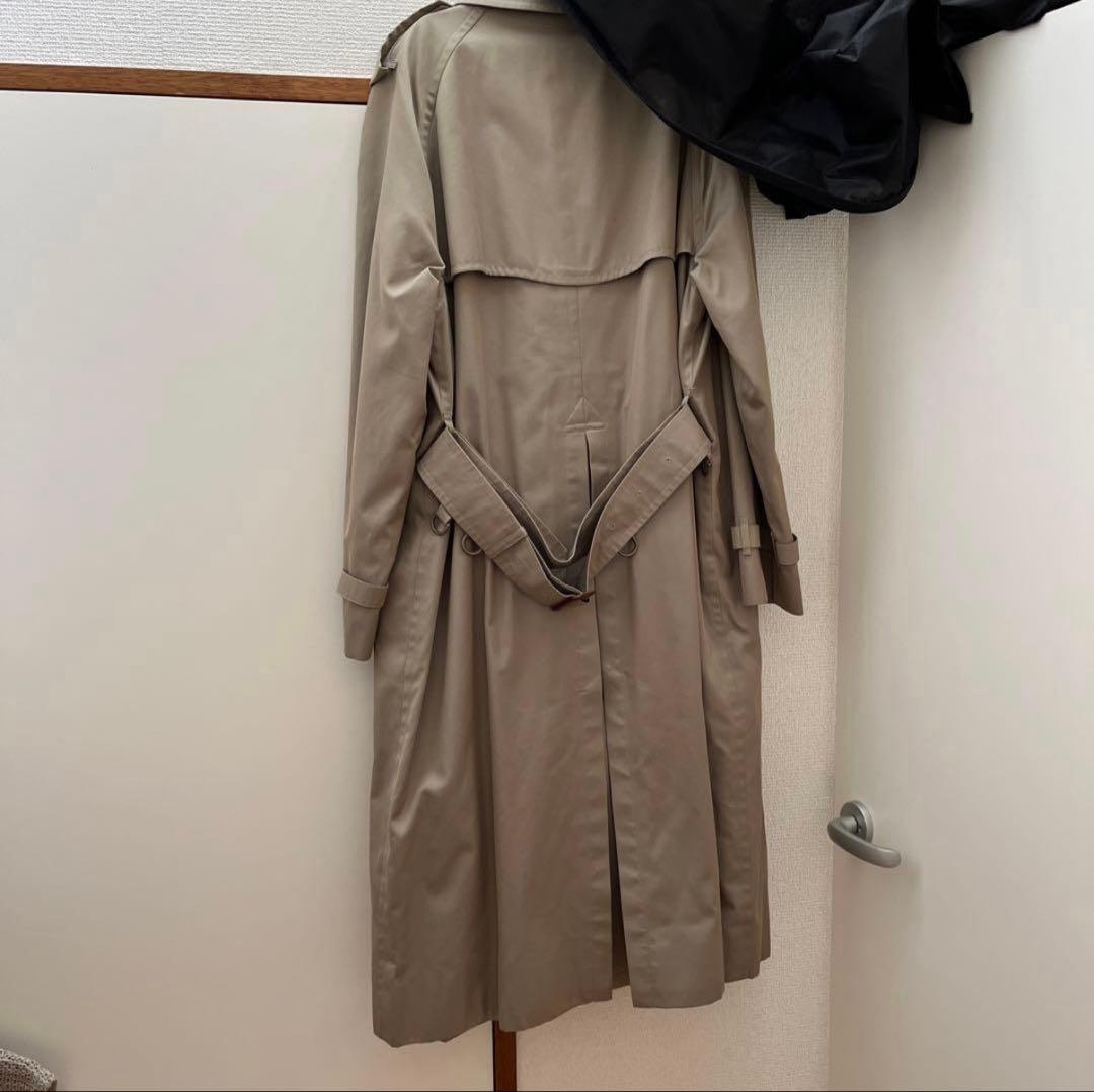 【美品】Burberryトレンチコート裏チェック冬メンズ 94-175(M相当)