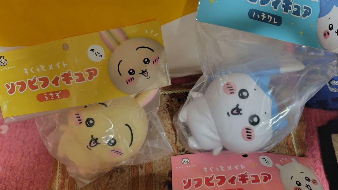 ちいかわ　すくっとメイトソフビフィギュア4体セット