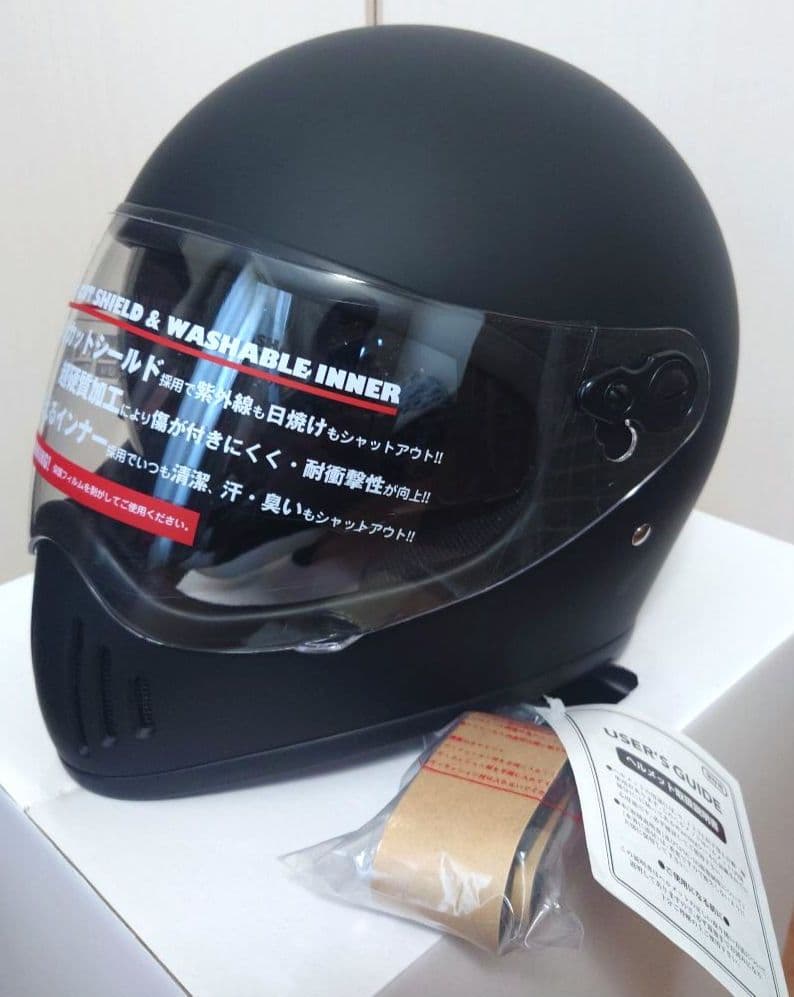 【新品未使用】IS-767 フルフェイスヘルメット マットブラック SG規格