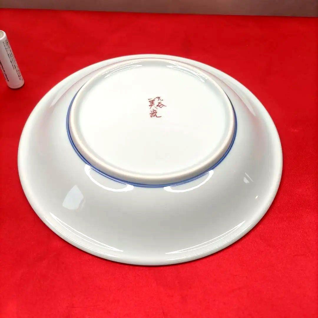 人間国宝　吉田美統　九谷焼　金彩　7寸皿　5客セット　共箱　共布　陶歴付