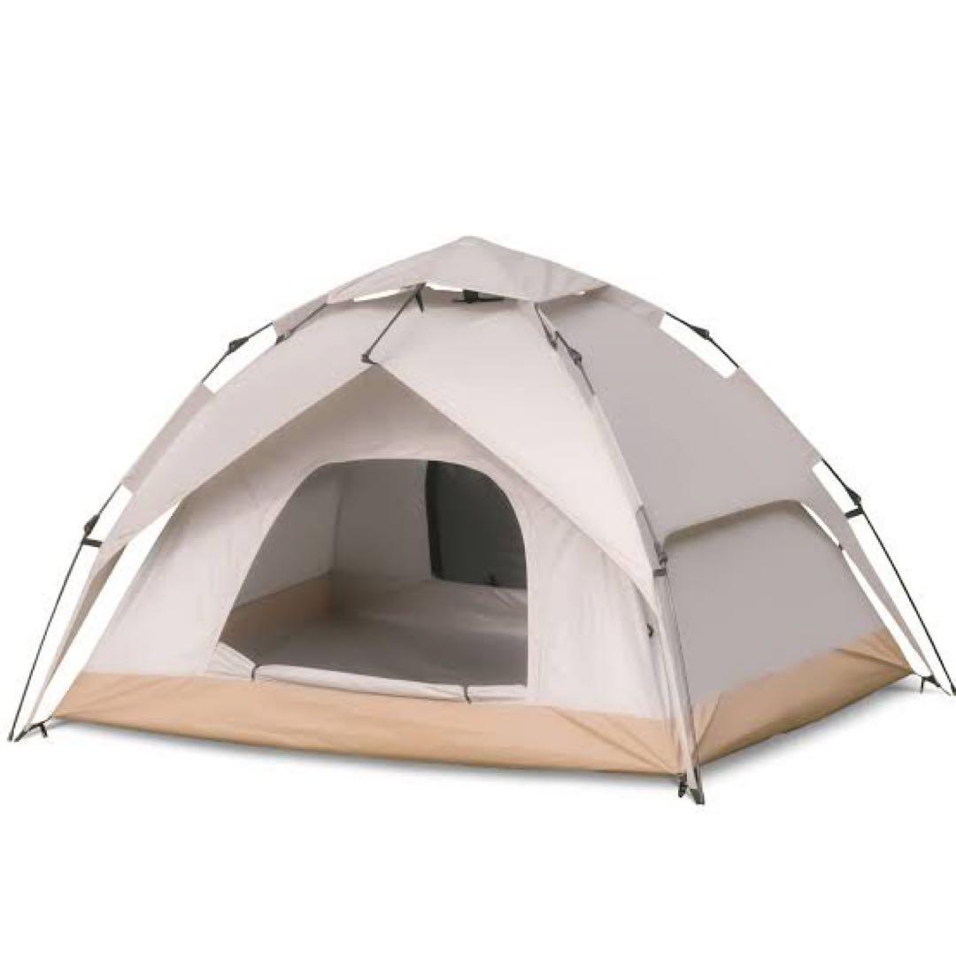 4人用2ドア　テント　キャンプ用
