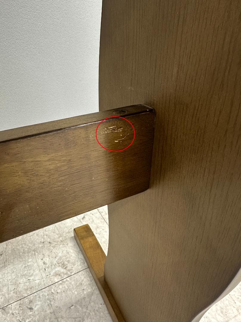 ダイニングテーブルセット　ベンチ×2　ブラウン