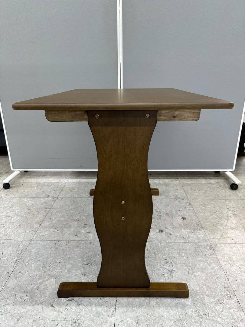 ダイニングテーブルセット　ベンチ×2　ブラウン