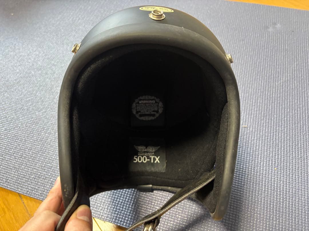 【TT&CO 】500-TX マットブラック ヘルメット