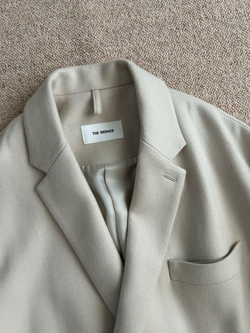 ジャケット・アウター THE RERACS LOOSE CHESTER COAT