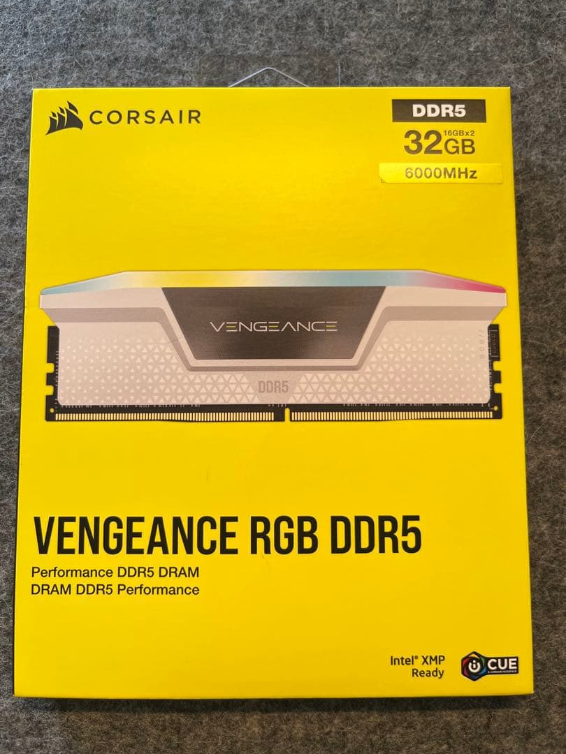 【mia】CORSAIR VENGEANCE RGB DDR5 32GB