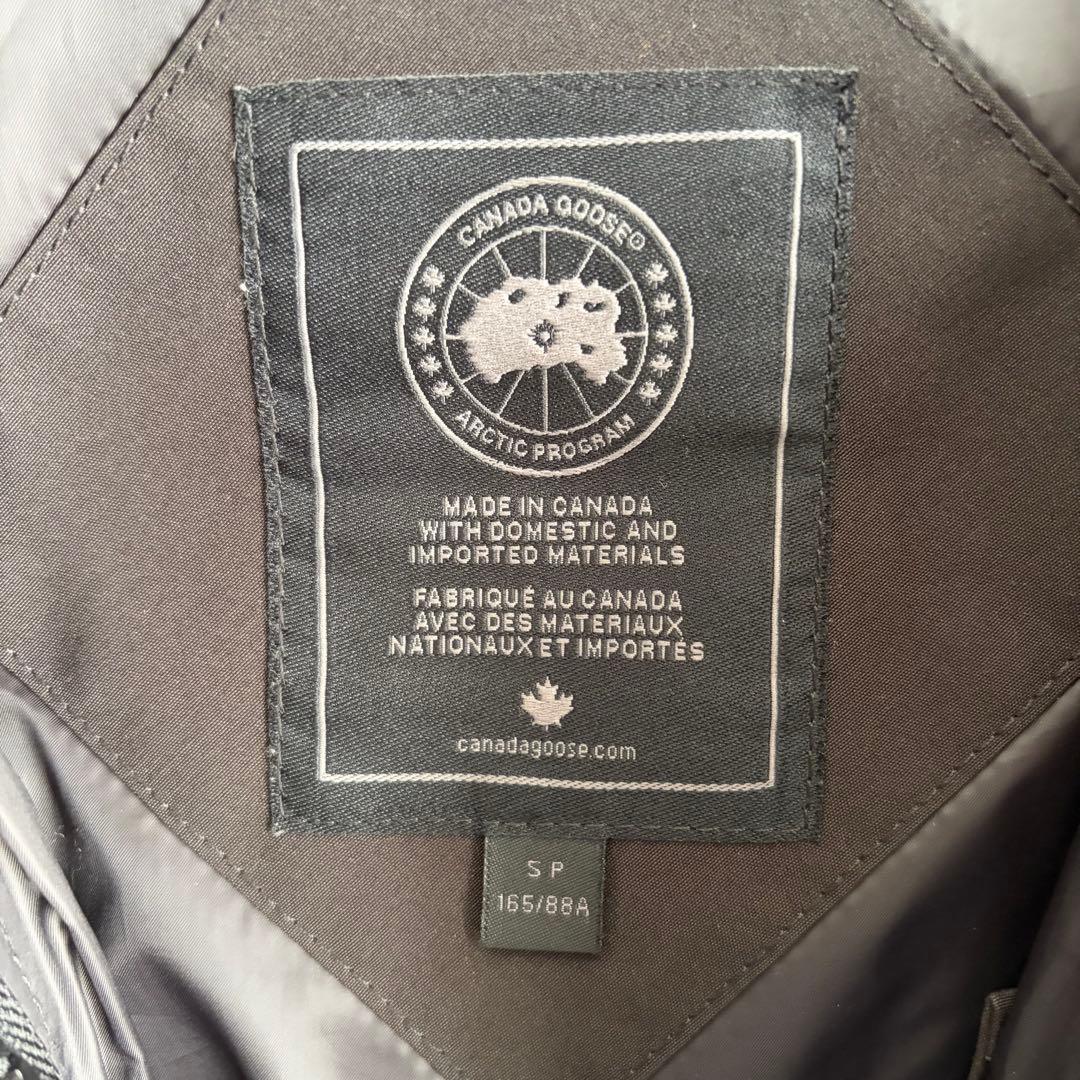 【美品/正規品】カナダグース シェルバーンパーカ ブラックレーベル 黒 S