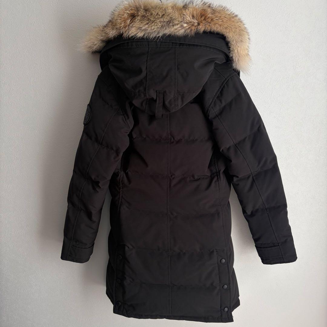 【美品/正規品】カナダグース シェルバーンパーカ ブラックレーベル 黒 S