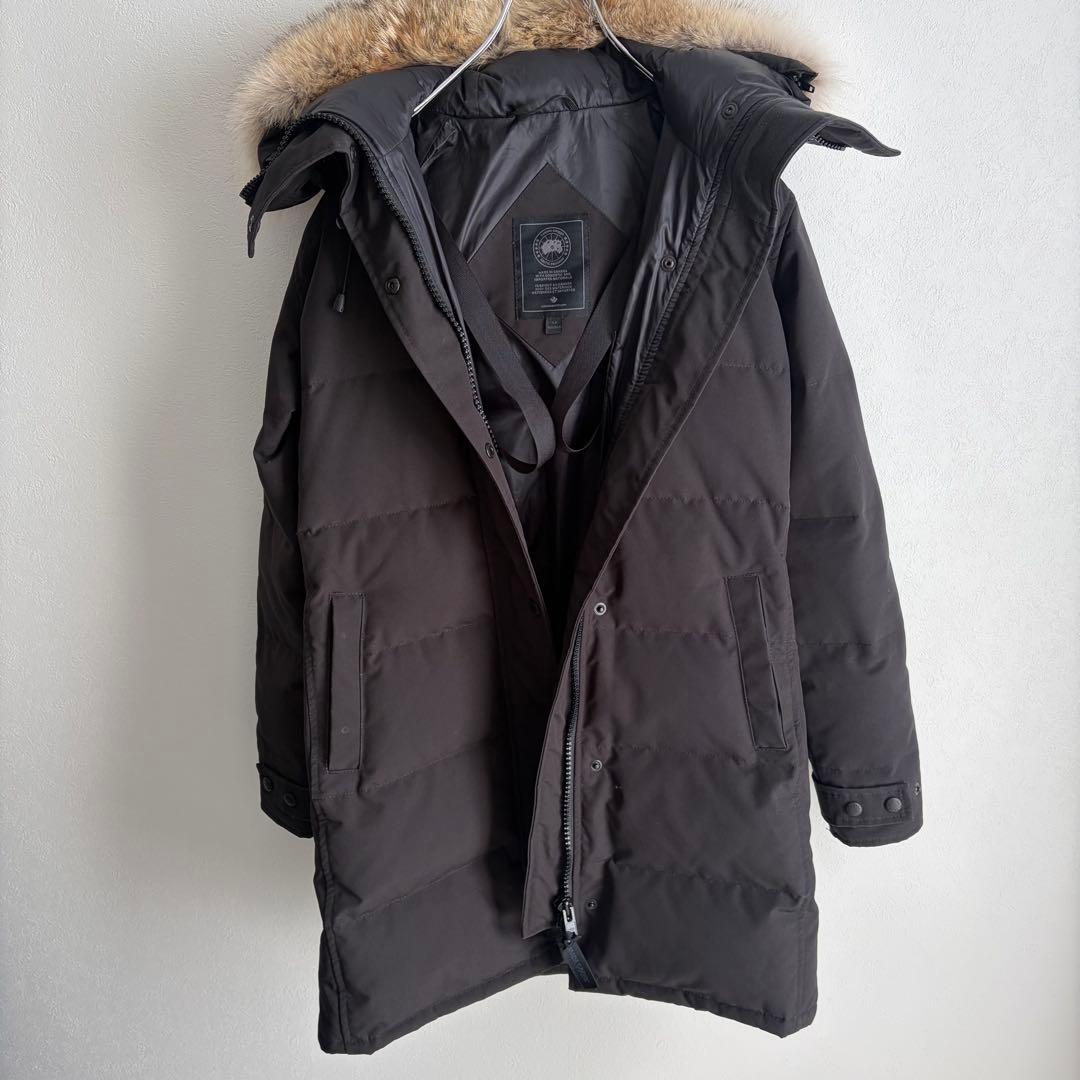 【美品/正規品】カナダグース シェルバーンパーカ ブラックレーベル 黒 S