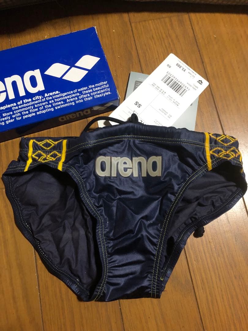 arena x-flat ARN-0004 競泳水着 SSサイズ ネイビー