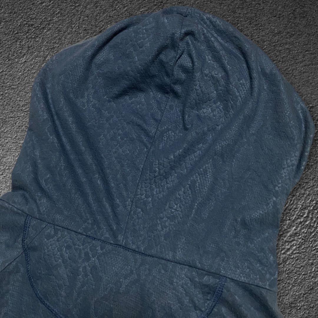 トップス L.G.B. python coated zip-up hoodie