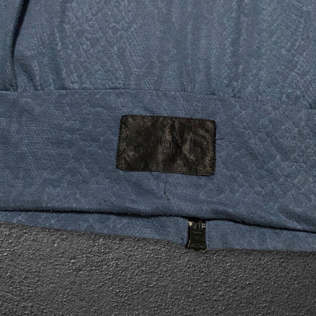 トップス L.G.B. python coated zip-up hoodie