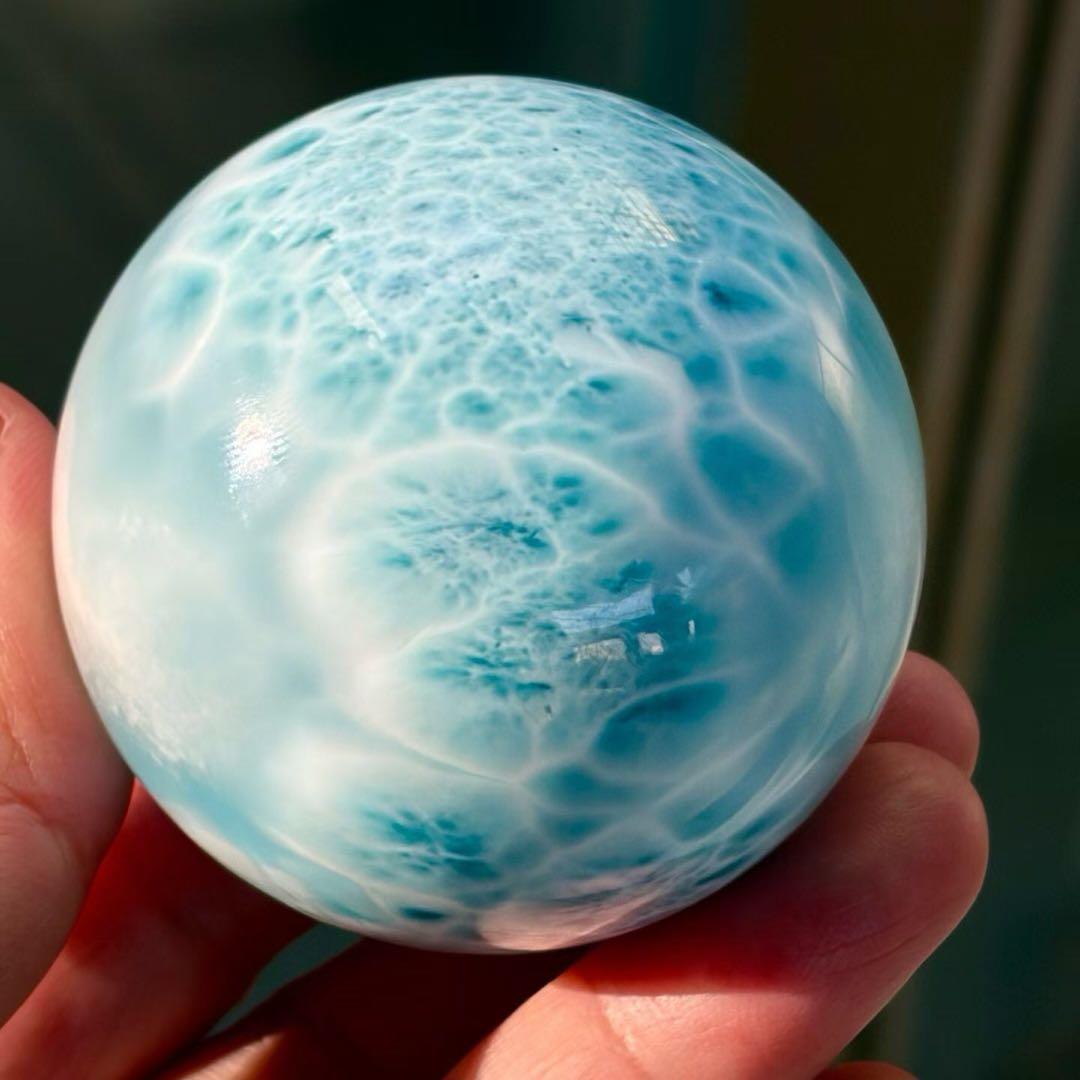 ⭐︎【極上品】天然 ラリマー 置物 53.8mm 236.9g