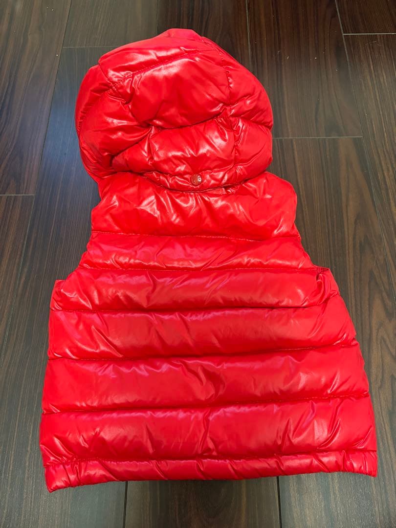 モンクレール　キッズダウンベスト MONCLER レッド